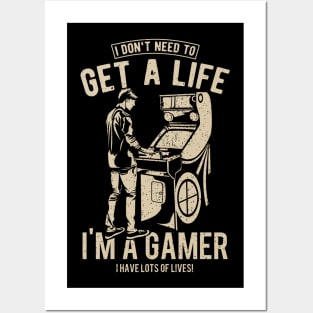 Gamer Life Posters and Art